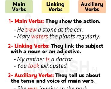 Verbs in English