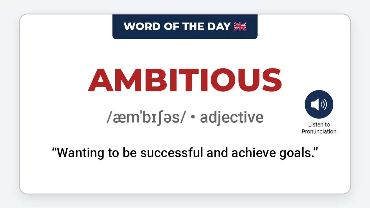 english-word-of-the-day-ambitious-learn-english-vocabulary-lesson-vocaberry