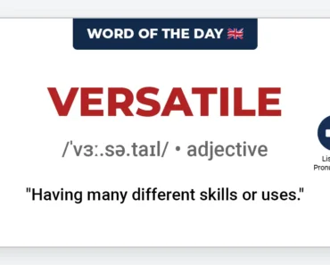 Word of the Day: Versatile Word of the Day: Versatile