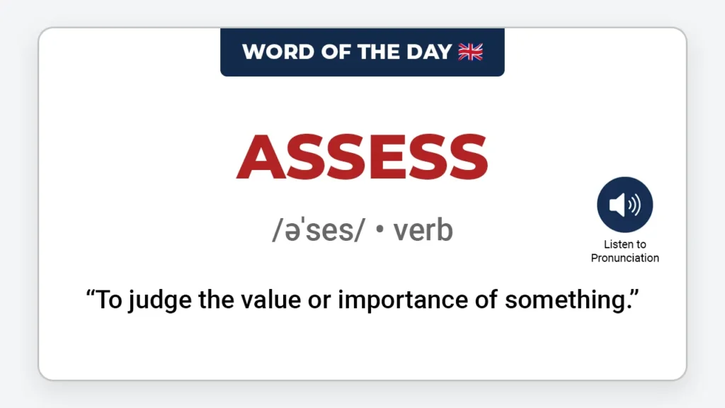 english-word-of-the-day-assess-learn-english-vocabulary-lesson-vocaberry