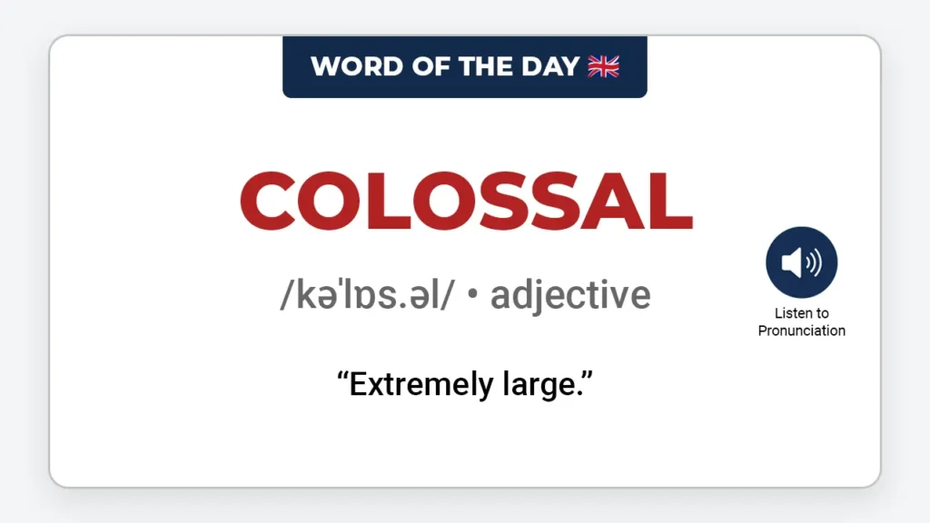 english-word-of-the-day-colossal-learn-english-vocabulary-lesson-vocaberry