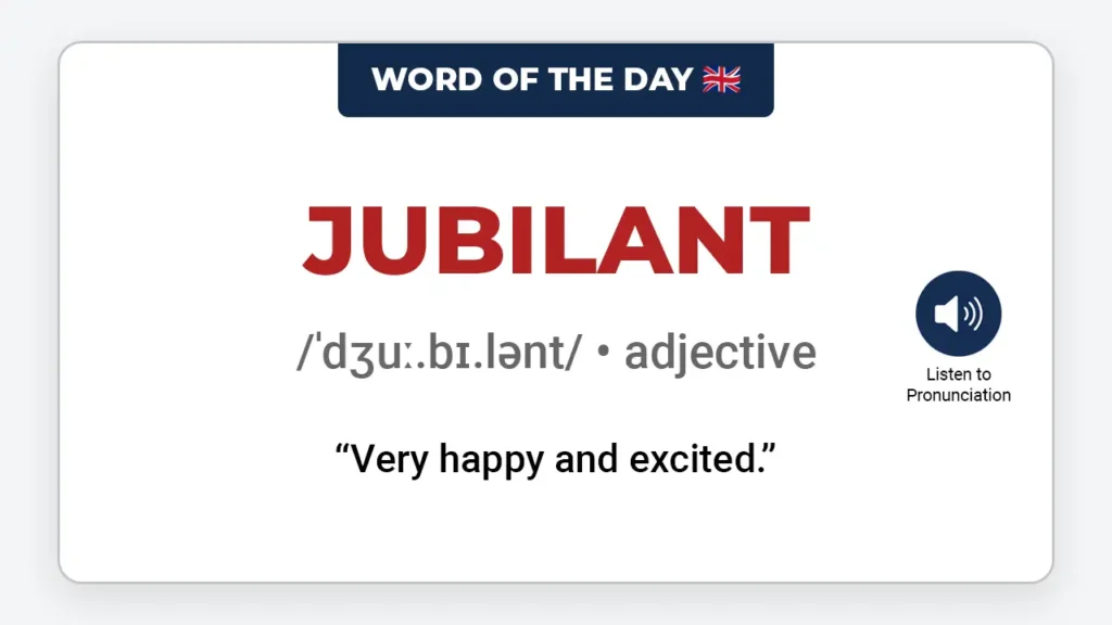 english-word-of-the-day-jubilant-learn-english-vocabulary-lesson-vocaberry