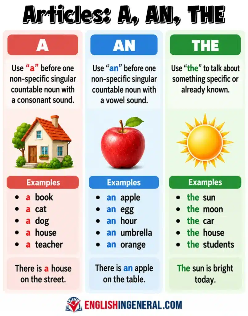 articles-in-english-a-an-the-definite-and-indefinite-articles-learn-english-grammar-lesson-esl-englishingeneral
