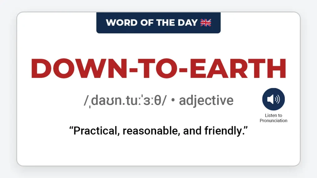 english-word-of-the-day-down-to-earth-learn-english-vocabulary-lesson-englishingeneral