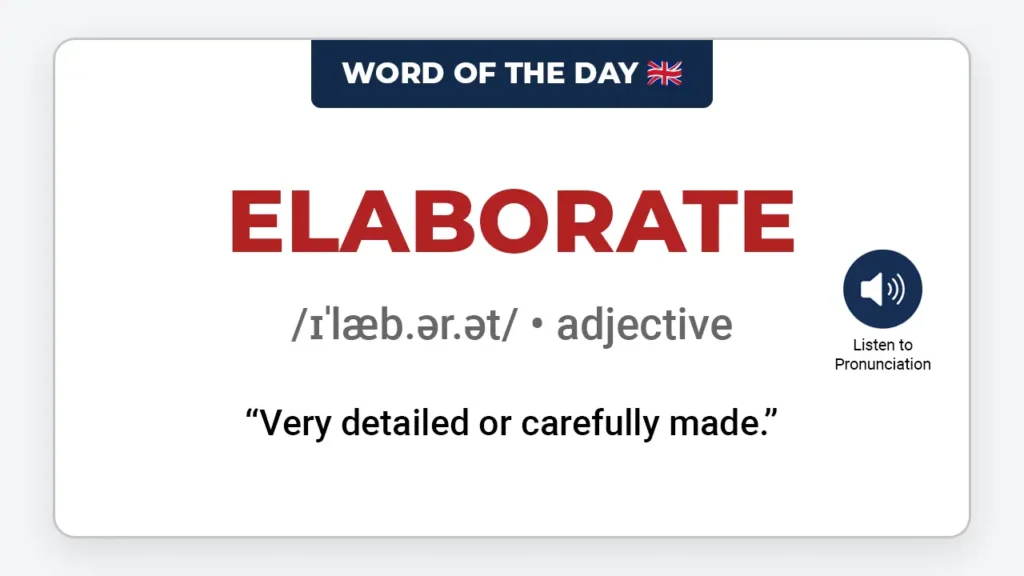 english-word-of-the-day-elaborate-learn-english-vocabulary-lesson-englishingeneral